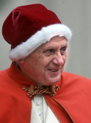 Benoît XVI en camauro